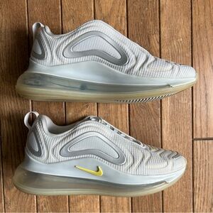 NIKE Air Max 720 (CN0141-001) ‘Pure Platinum Dynamic Yellow’-Size W7